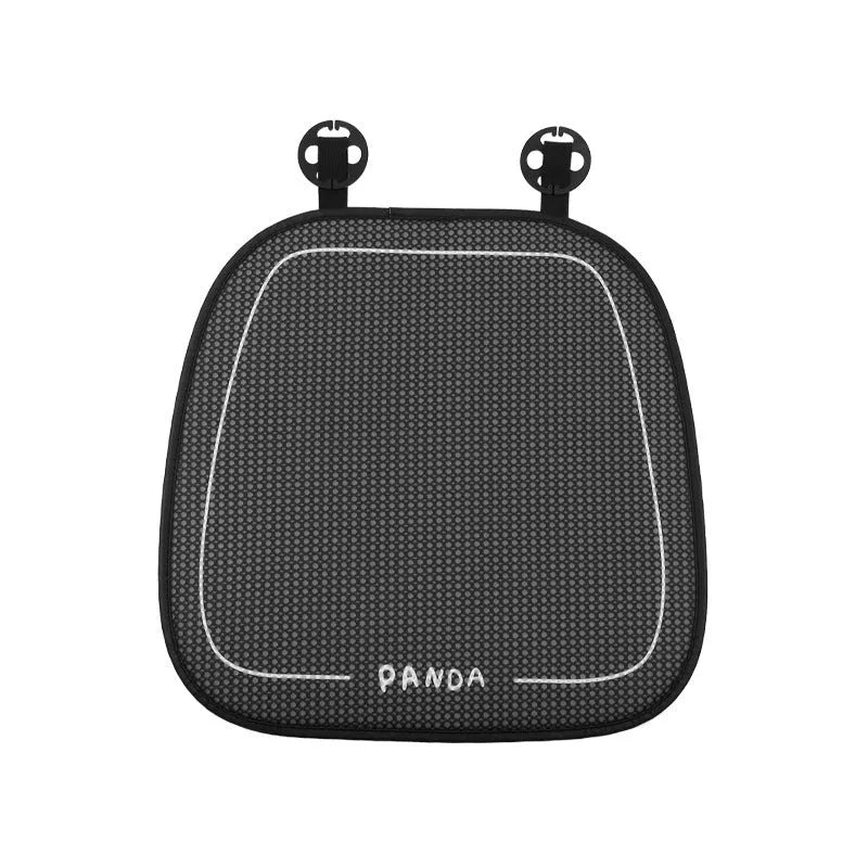 Cartoon panda automotive lumbar support cushion with plush material and PP cotton filler