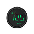 Car HUD HD head-up display with 2.4 inch LED screen, black finish, compatible with GM vehicles