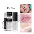 Glow Lip Gloss tube in one of seven shades: coral, clear, honey, jam, pink, red, or rose.