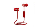 Metal magnetic sports Bluetooth wireless headset in neck-mounted configuration with earpieces