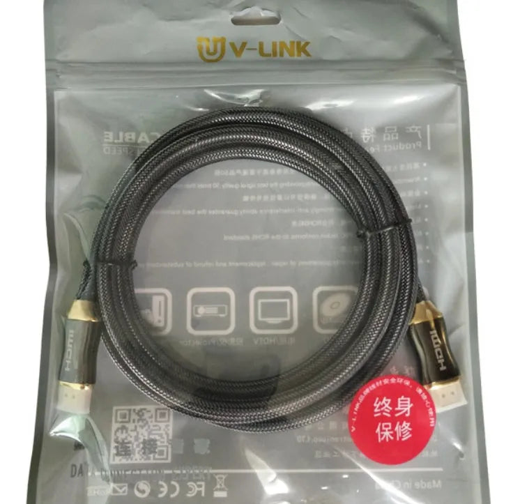 Copper video projector monitor cable shown in selected length options for AV connection.