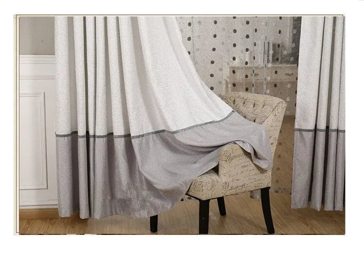 Blackout curtain panel with choice of hook, Korean hook, or ring heading styles