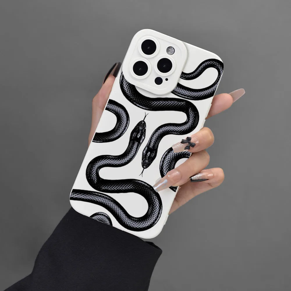 Soft shell protective cover for Apple iPhone in black, shockproof and anti-fingerprint design