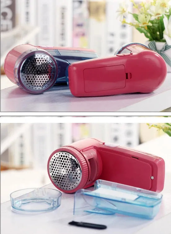 Portable electric clothing lint remover for sweaters with compact handheld design