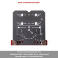 Aluminium alloy hinge locating ruler and hard alloy punch tool for 35mm cabinet door hinges.