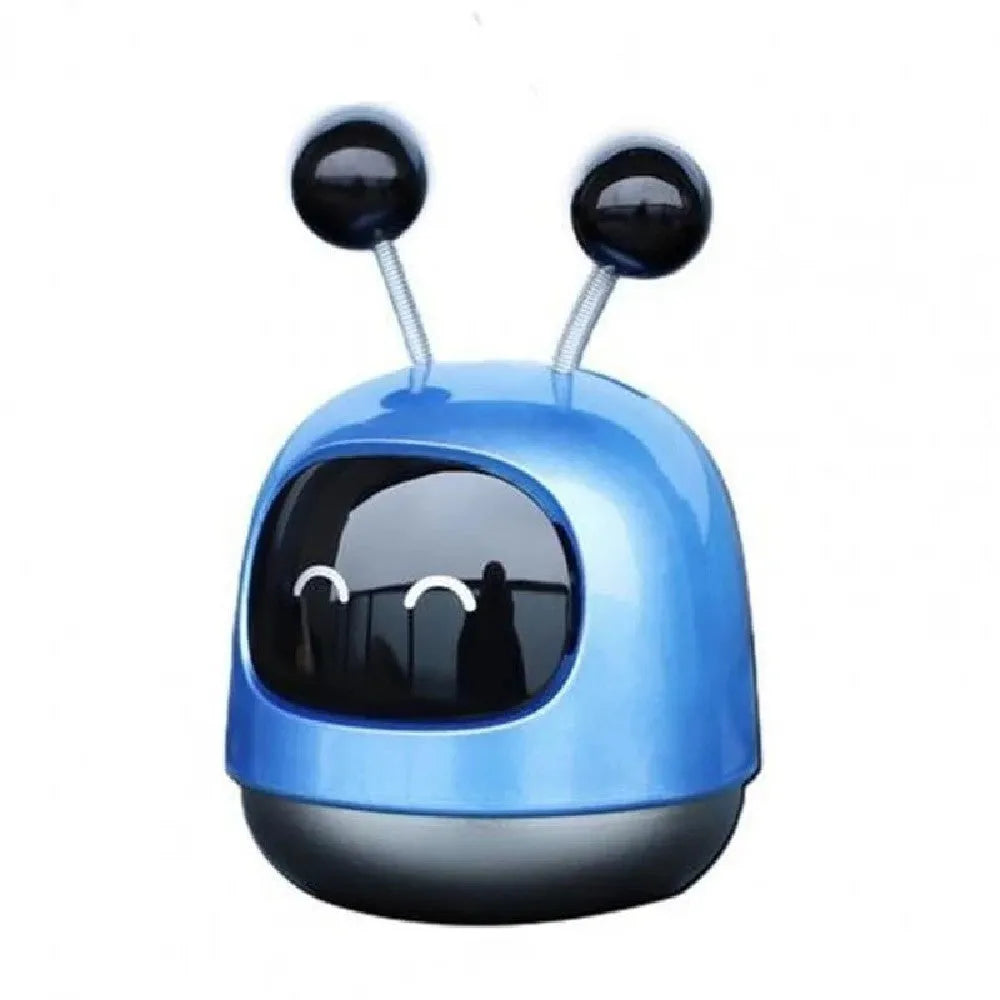 Robot car design car vent aromatherapy ornament with 40ml gel capacity