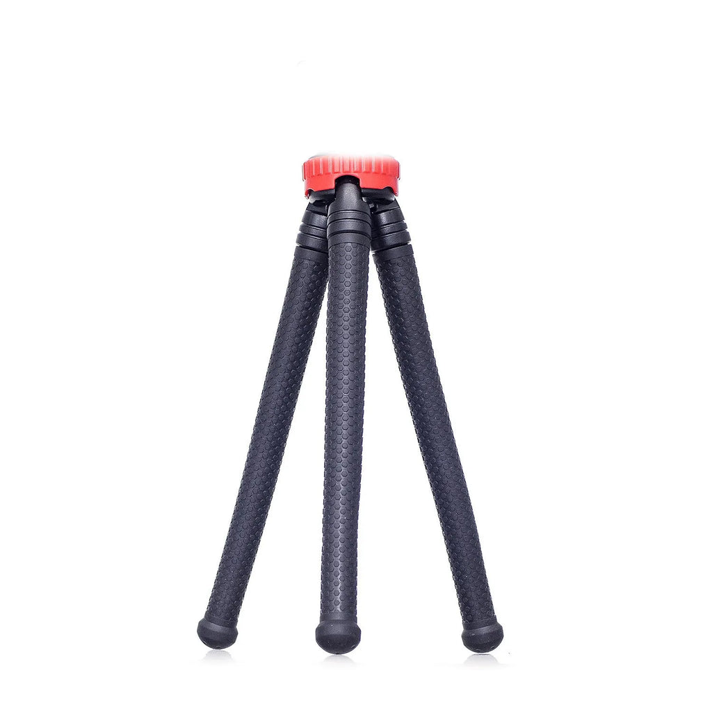 Black octopus tripod stand with flexible legs and a spherical gimbal head, shown extended to 30cm.