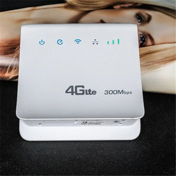 300Mbps 2.4G wireless home router with firewall support, compact 119x116x20mm size, Android compatible