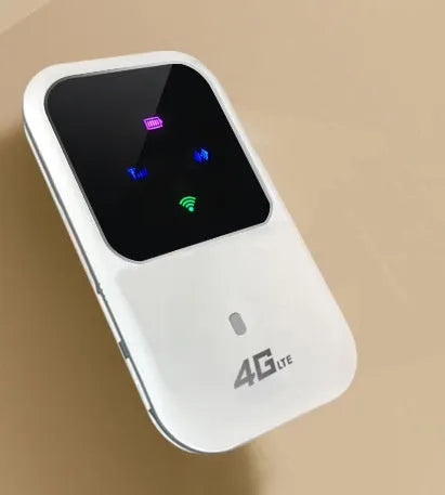 Black mobile portable WiFi router Model H80 with built-in antenna, 4G LTE, 2400 mAh battery, 802.11 b/g/n.