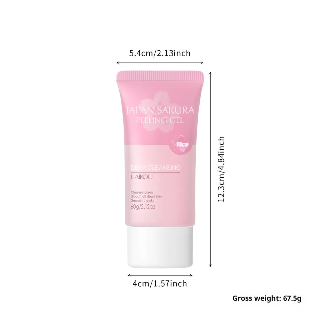 Women's facial pore cleansing scrub 60g exfoliating cream for universal skin type