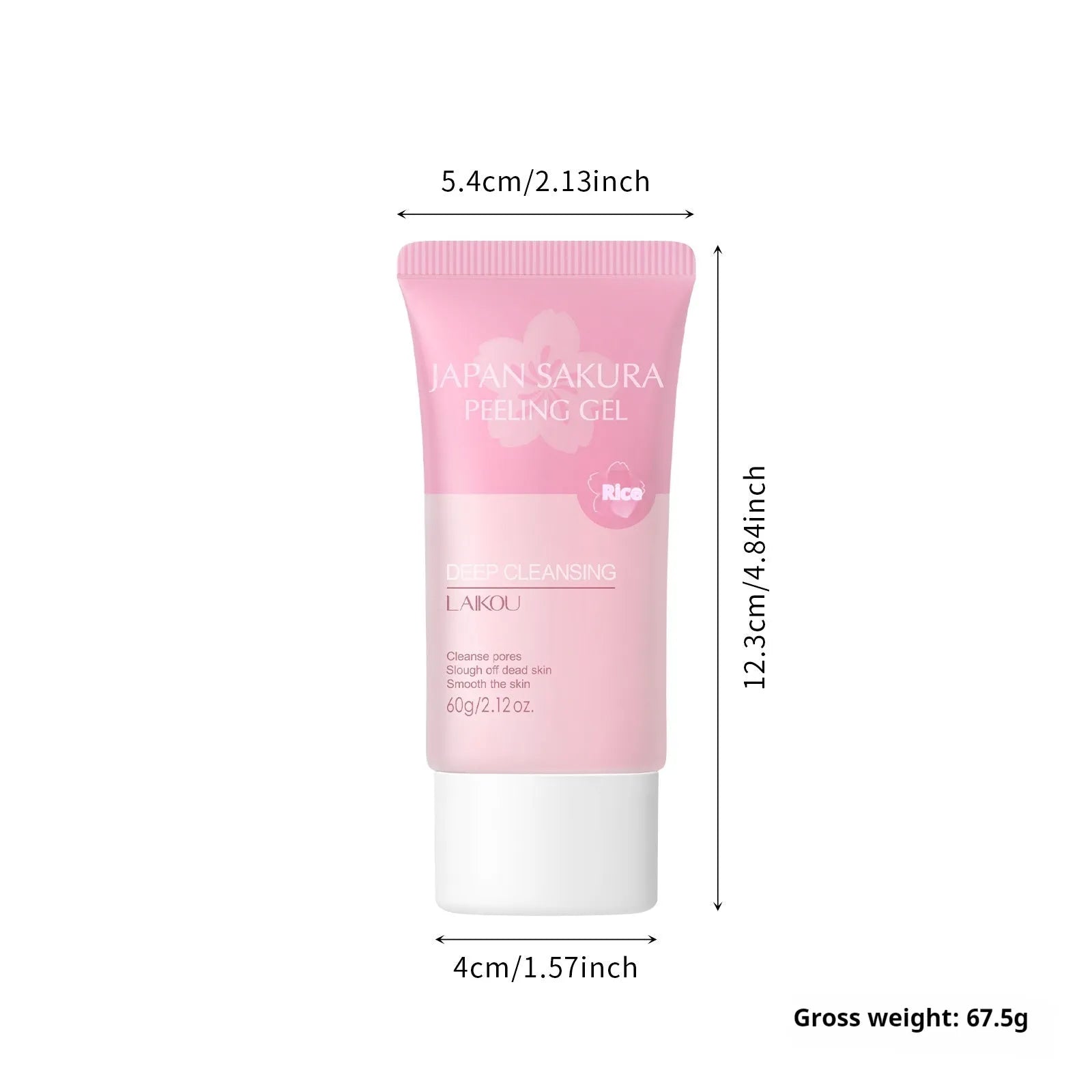 Women's facial pore cleansing scrub 60g exfoliating cream for universal skin type
