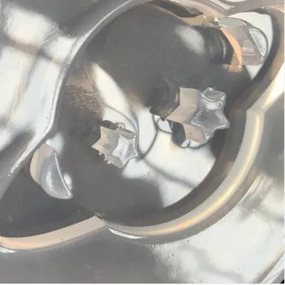 Silicone mould for epoxy resin crafting showing full mirror planet shape design