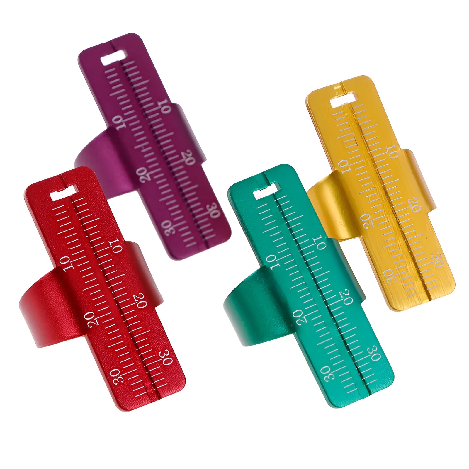 Stainless steel root canal dental ruler with clear measurement scale for endodontic procedures