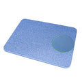Wireless charging mouse pad showing black colour option with smartphone charging on surface
