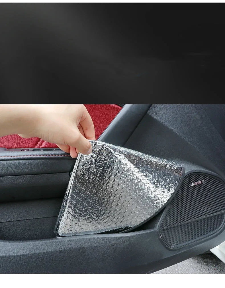Car steering wheel sunshade cover made from aluminium foil for sun heat protection