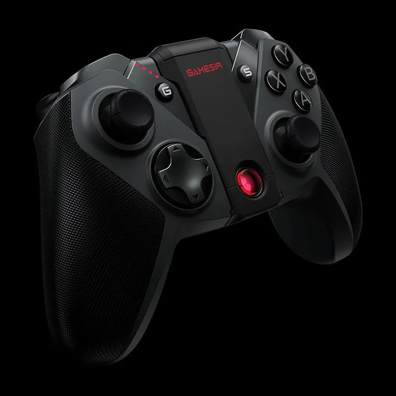 Black Gaishi wired USB Type-C game controller with analog sticks and buttons.