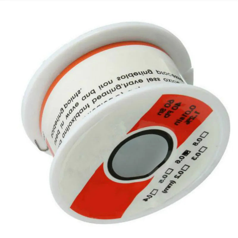 Tin solder wire coil in 0.5mm diameter on a 50g spool