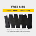 Women's free size waist trainer exercise belt shown in 10cm width with multiple length options.