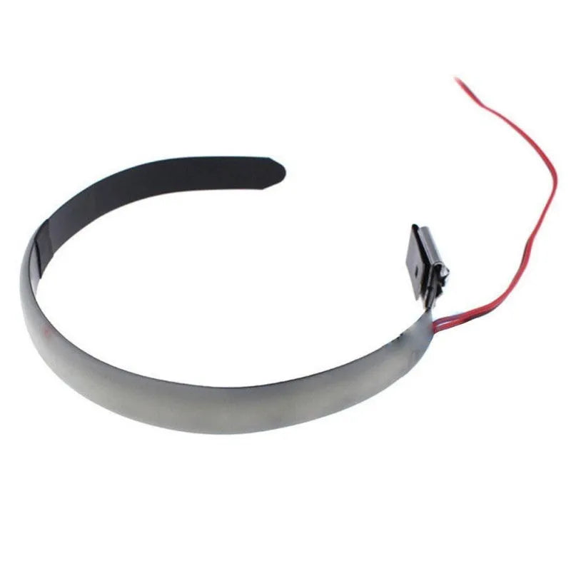 Motorcycle front shock LED ring turn signal yellow light universal fit 12V