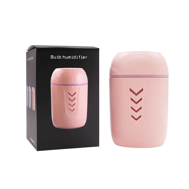 X3 portable car humidifier in columnar design with 200ml capacity tank