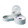 Automatic pet water bowl 1.8L capacity green self-filling dispenser for dogs and cats