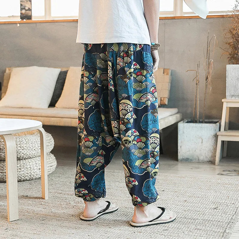 Konsiko loose fit 100% cotton harem pants in multiple colours for youth casual wear