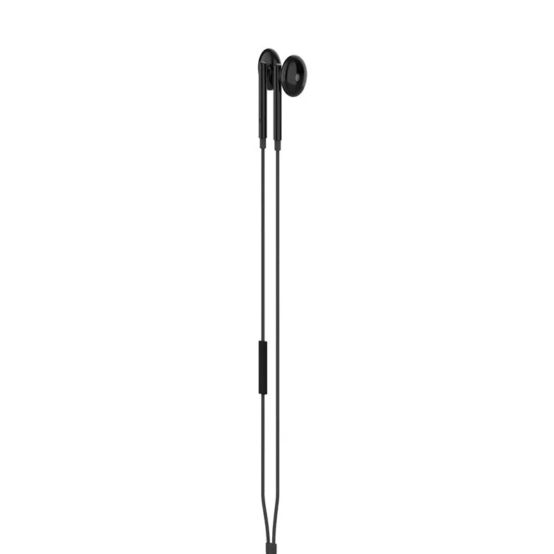 Meisheng Y1 wired monitor headphones black colour plastic construction