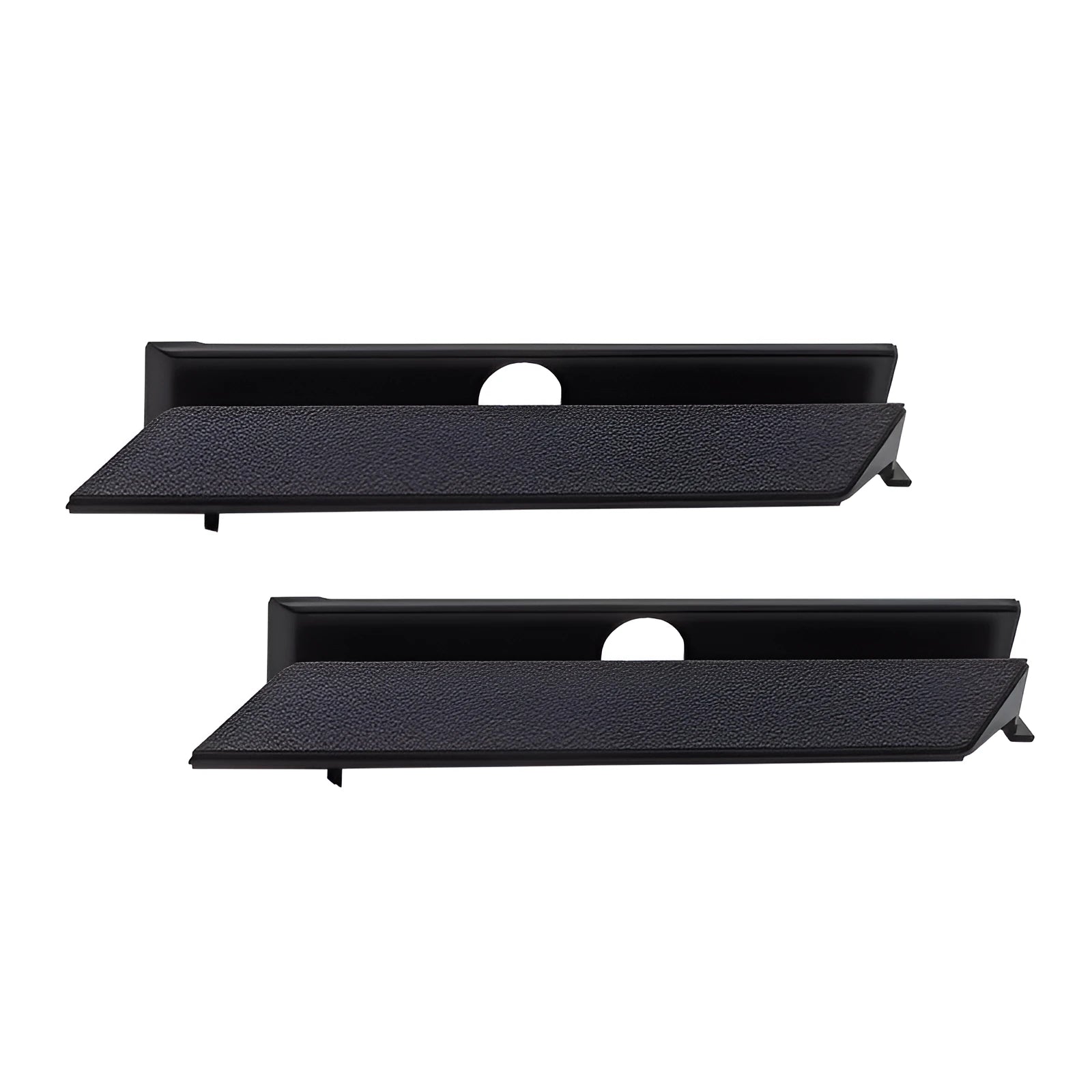 Black PS4 Pro hard drive bottom cover replacement part with baffle strip.