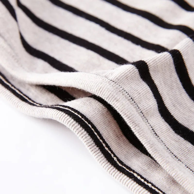 Baby girls striped cotton long sleeve t-shirt in sizes 80 to 104 for autumn and spring