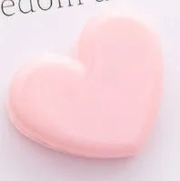 Pink love heart clip 3.2cm x 2.5cm photo decoration clip with 4.5g net weight