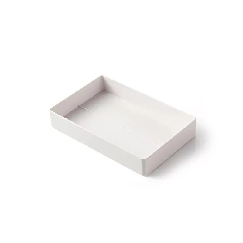 White PP A4 paper document case, medium size for A4 paper, with drawer style option