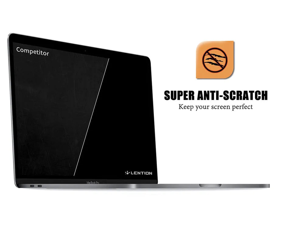 Matte screen protector film for 13-inch MacBook Pro laptop with anti-glare and scratch-resistant coating.