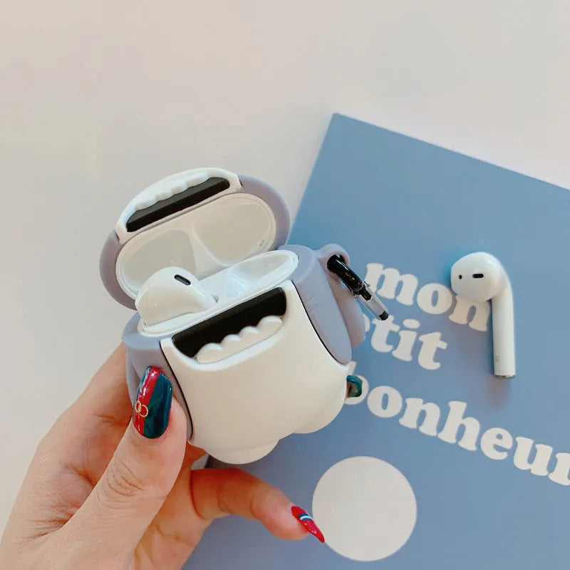 Silicone protective case cover for Apple AirPods 1 and 2 wireless charging case