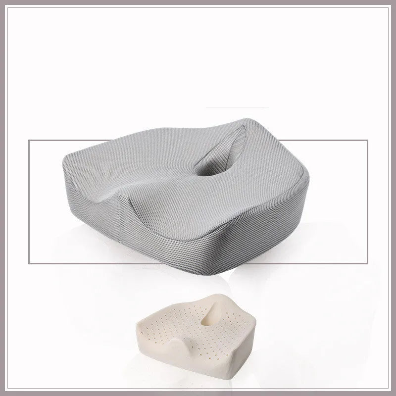 Natural latex cushion solid colour small size 46x40x19x13cm for adults under 80kg black grey