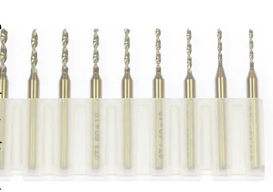 Set of imported tungsten carbide micro engraving bits for precision circuit board machining