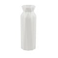 Green melamine drop-resistant vase with a 7.2cm base diameter on a desk.