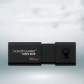 Black USB flash drive with sliding cover and ABS casing for mobile and computer dual-use
