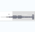 iPhone repair screwdriver with grenade-shaped aluminium handle and T2 cross triangle screw bit