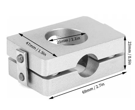 Silver metal LSD conversion board for 90-02 Honda Civic and BMW E36 differential upgrades