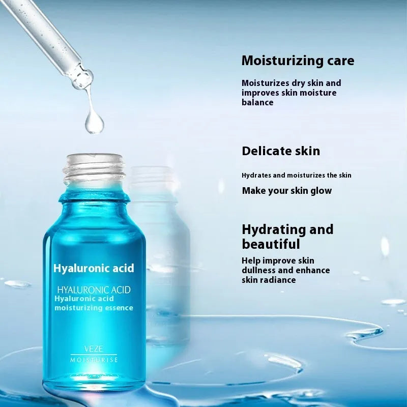 Hyaluronic acid facial essence 15ml bottle for universal skin type