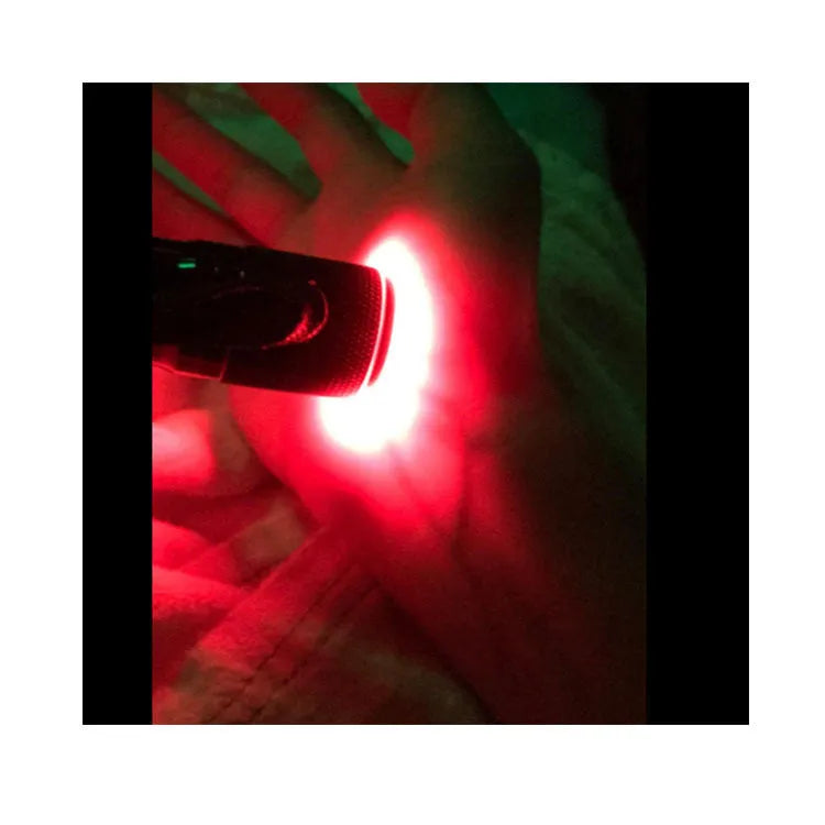 Black aluminium alloy Smart Vein Locator device with red LED lights for medical vein finding