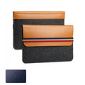 Huawei non-woven fabric tablet case with zipper pocket for men, conventional size