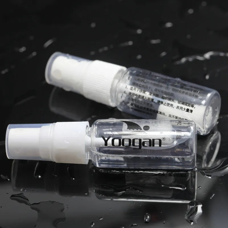 Anti-fog agent concentrate bottle for glasses, goggles and camera lenses, 15ml and 20ml options