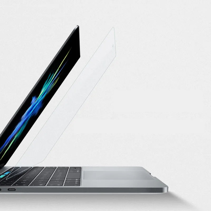 Matte screen protector film for 13-inch MacBook Pro laptop with anti-glare and scratch-resistant coating.