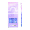 Box containing twelve constellation themed quick-drying gel pens for office use