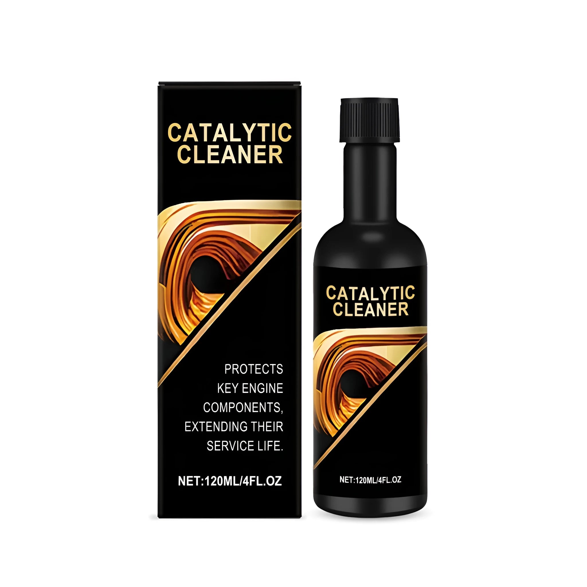 120ml three-way catalytic converter cleaning agent bottle with polyether amine and ferrocene formula