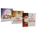 Christmas DIY diamond painting greeting card with 5D resin diamonds on cardboard base size 15x15cm folded