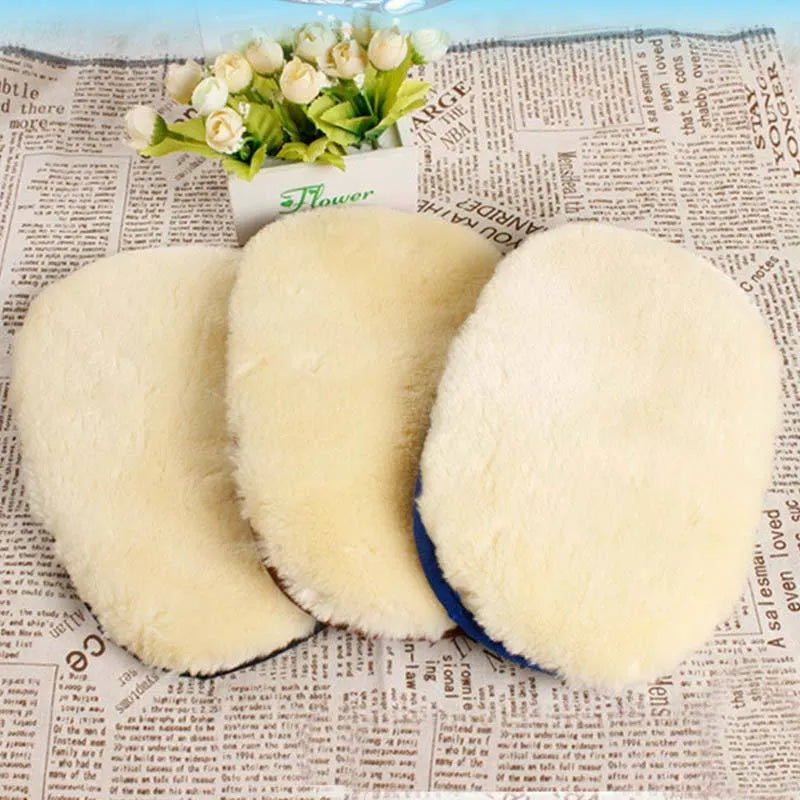 Car wash cleaning glove, artificial wool, 24cm x 15cm, elastic sleeve, car and motorcycle cleaning tool