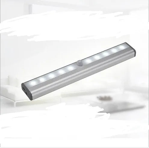 LED sensor light with infrared motion sensor and aluminium shell for cabinet use
