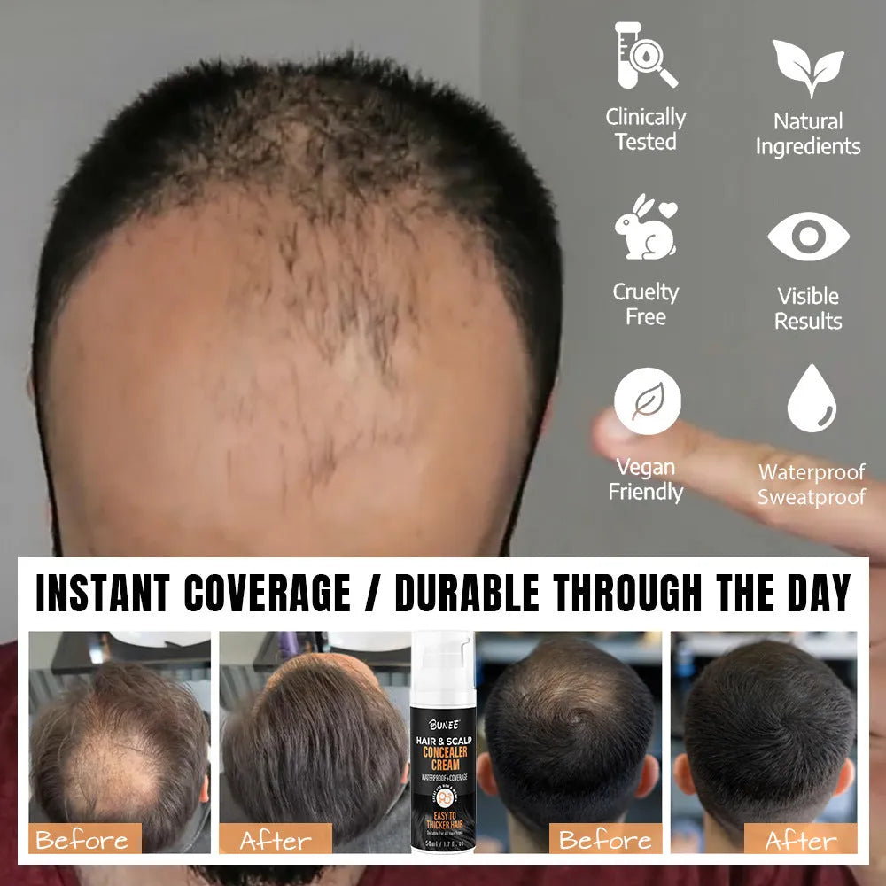 30ml hair thinning scalp concealer pomade container showing dense formula